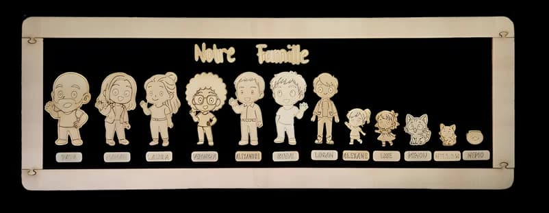 Ardoise Nebulos 12 personnages